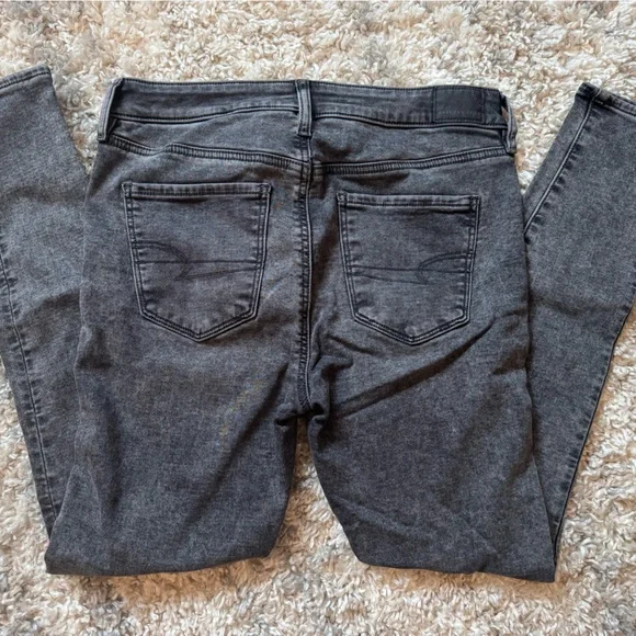 American Eagle Outfitters Black Skinny Jeans - Picture 3 of 6